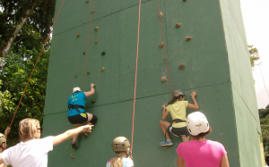 Service Challenge ladies go rock climbing!