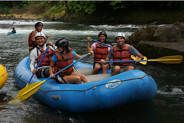 Media raft with Outward Bound Costa Rica. 