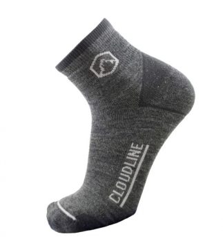 CloudLine Merino Wool 1:4 Top Running & Athletic Socks- Light Cushion- Mfr in US